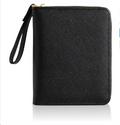 Compact and stylish bi-fold luxury leather wallet